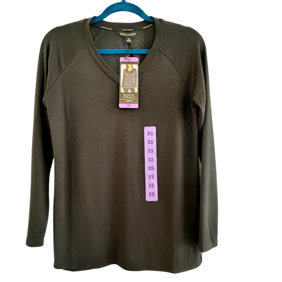 Banana Republic Tops - Banana Republic Black Long Sleeve Tunic Top XS New With Tags